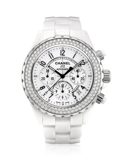 chanel j12 chronograph diamond|Chanel j12 diamond bezel.